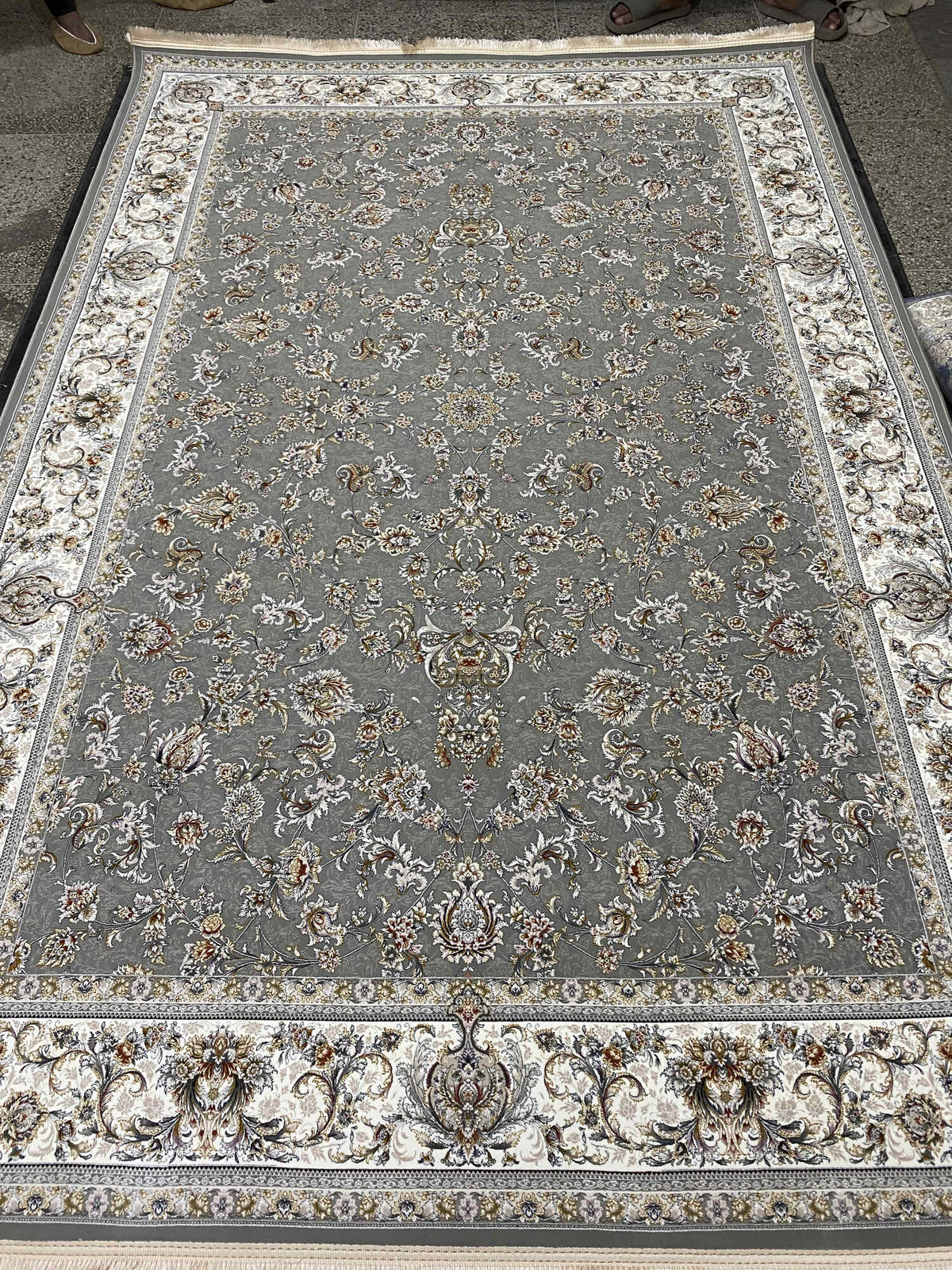 Elin Iranian Imported Gray Rug