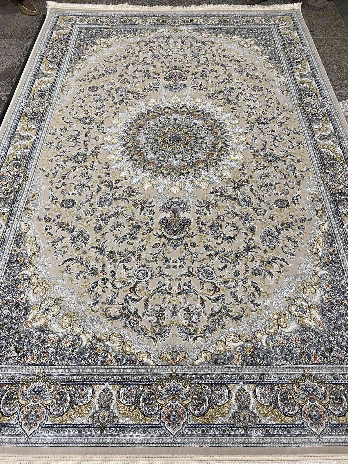 Liyana Iranian Imported Beige Rug