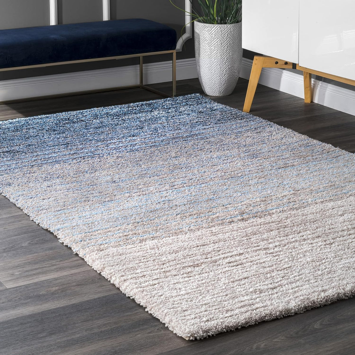 Super Soft & Plush Sky Ombre Shaggy Carpet