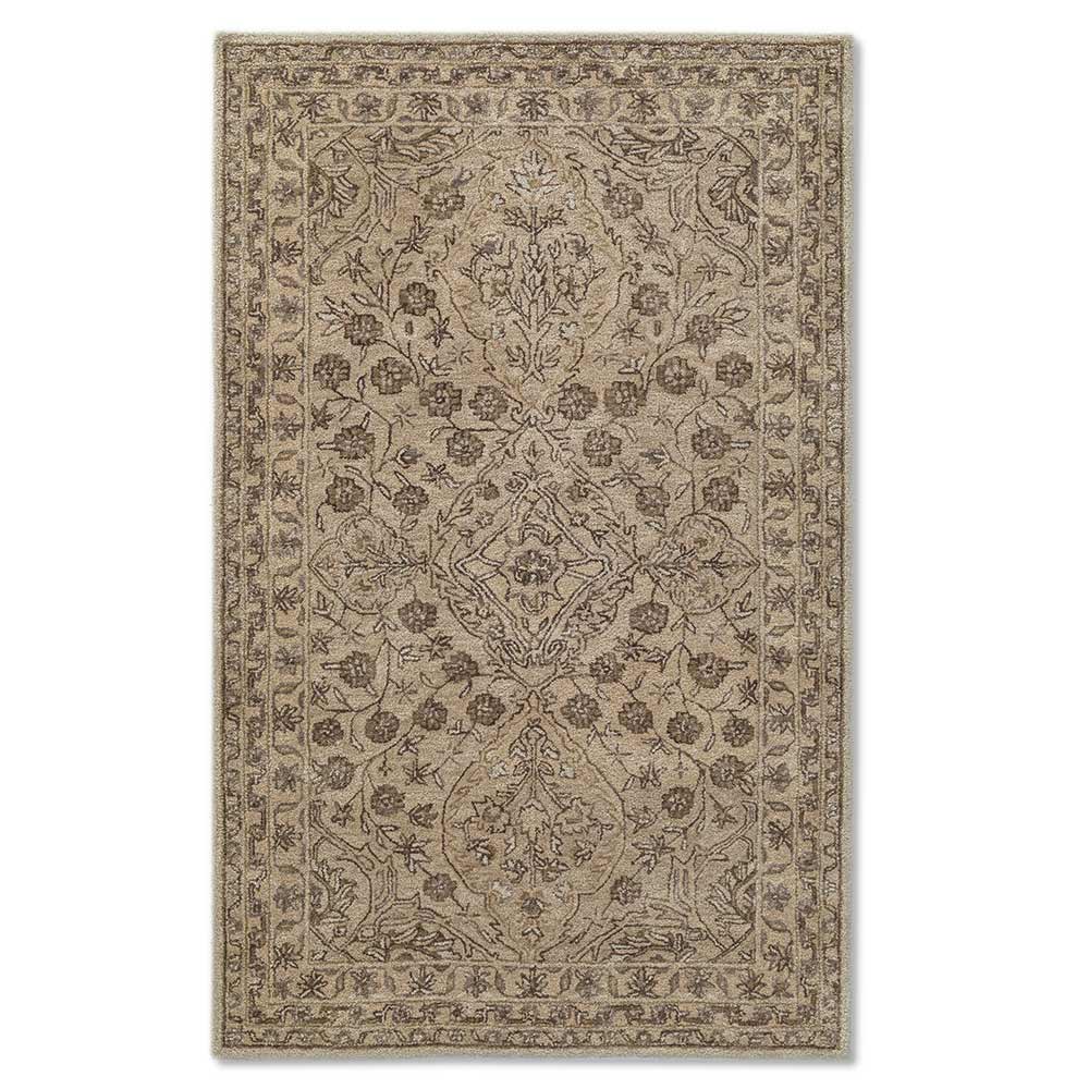 Nayla Beige Hand Tufted Woolen Rug