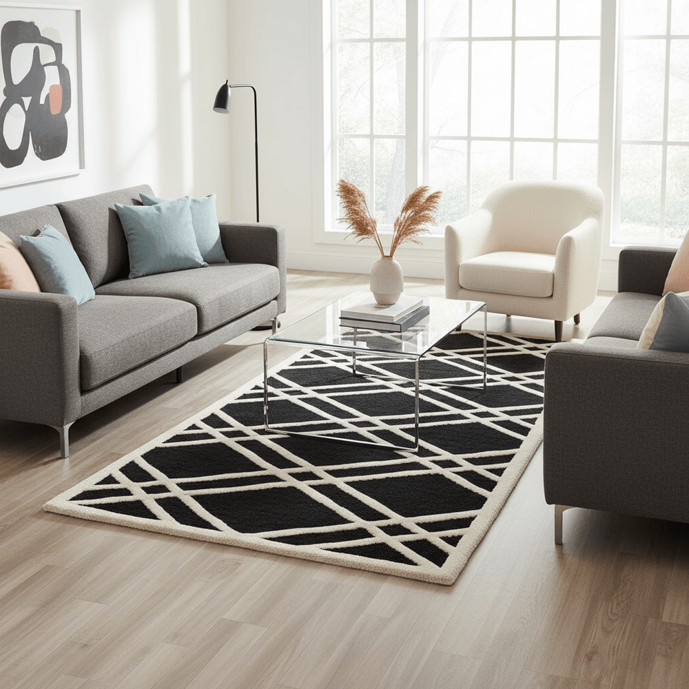 Parash Hand Tufted Runner Carpet & Rug