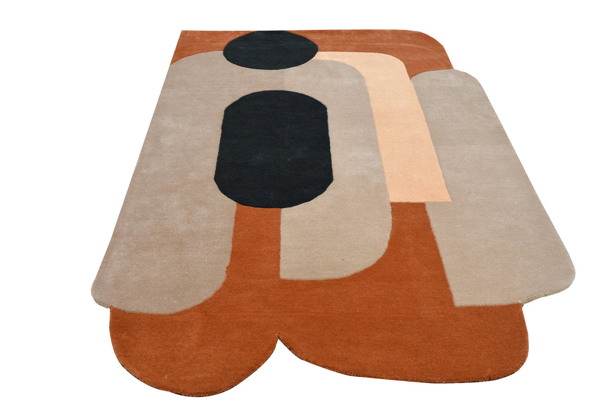 Oblique Irregular Hand Tufted Carpet & Rug
