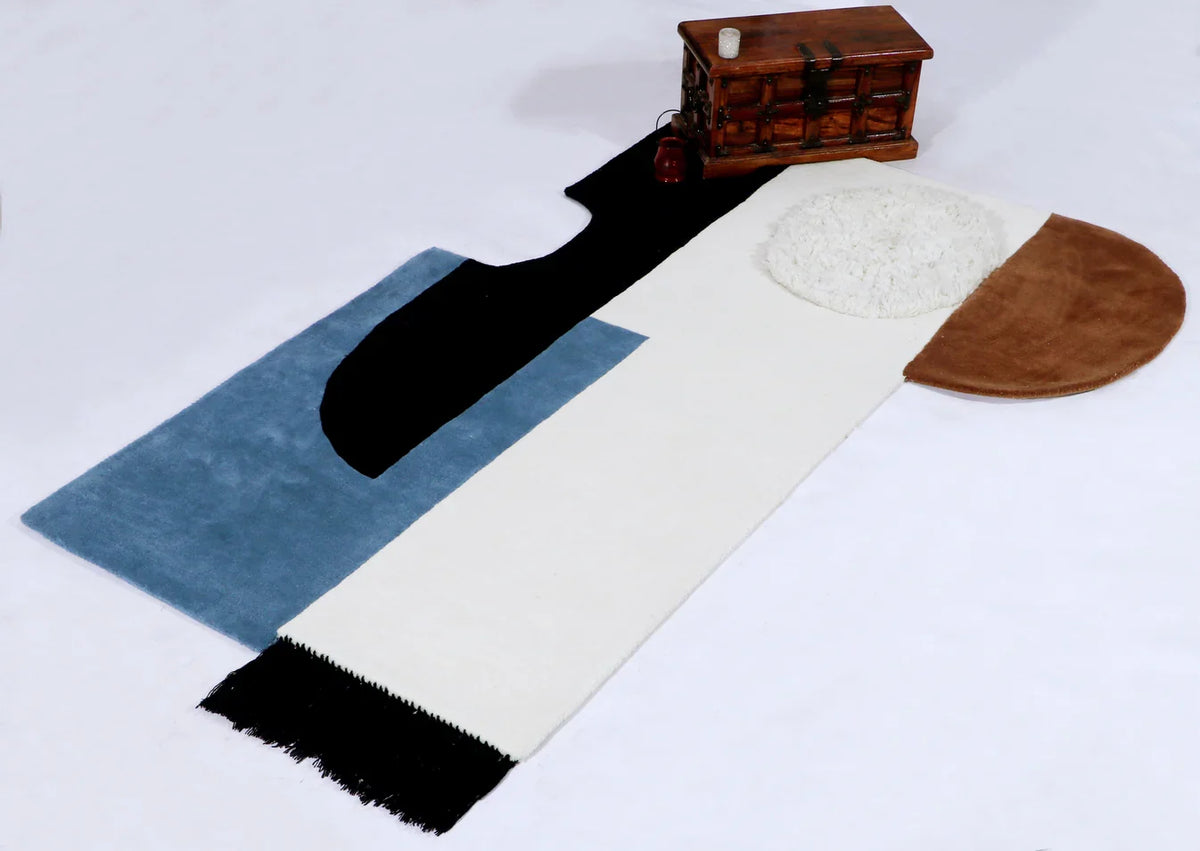 Pria Irregular Hand Tufted Carpet & Rug