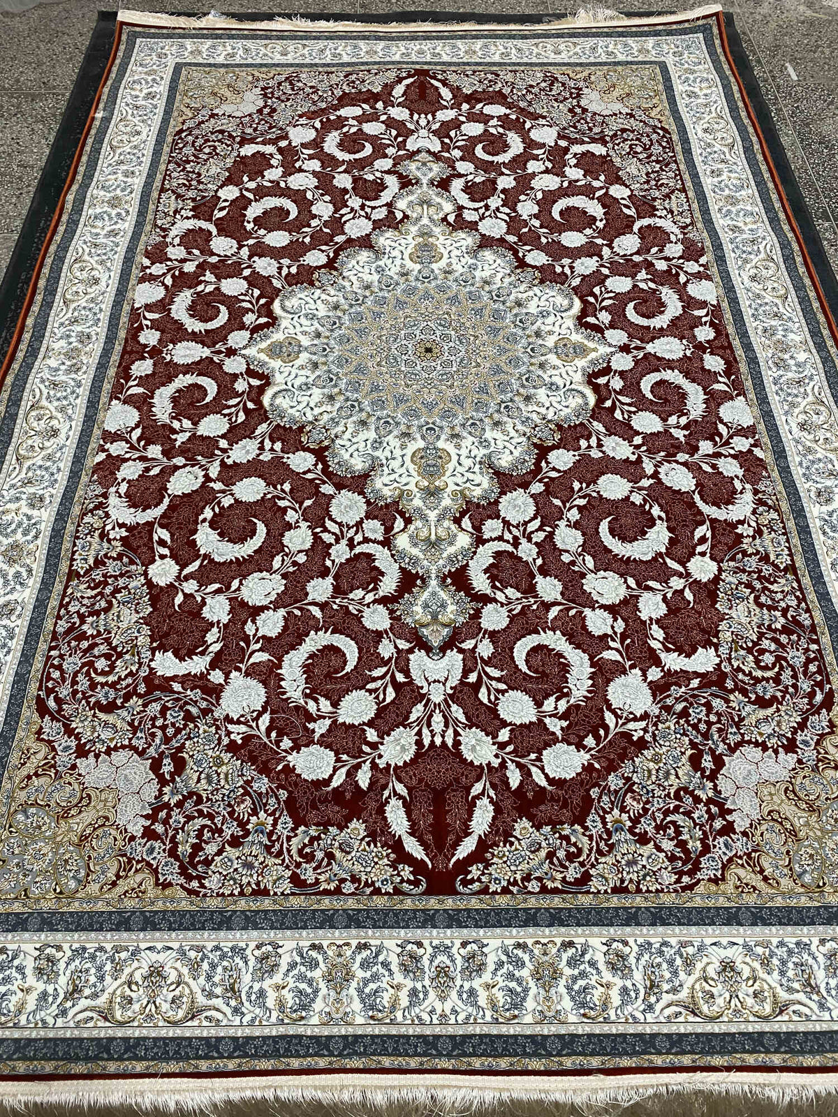 Shehnaz Iranian Imported  Blue Rug