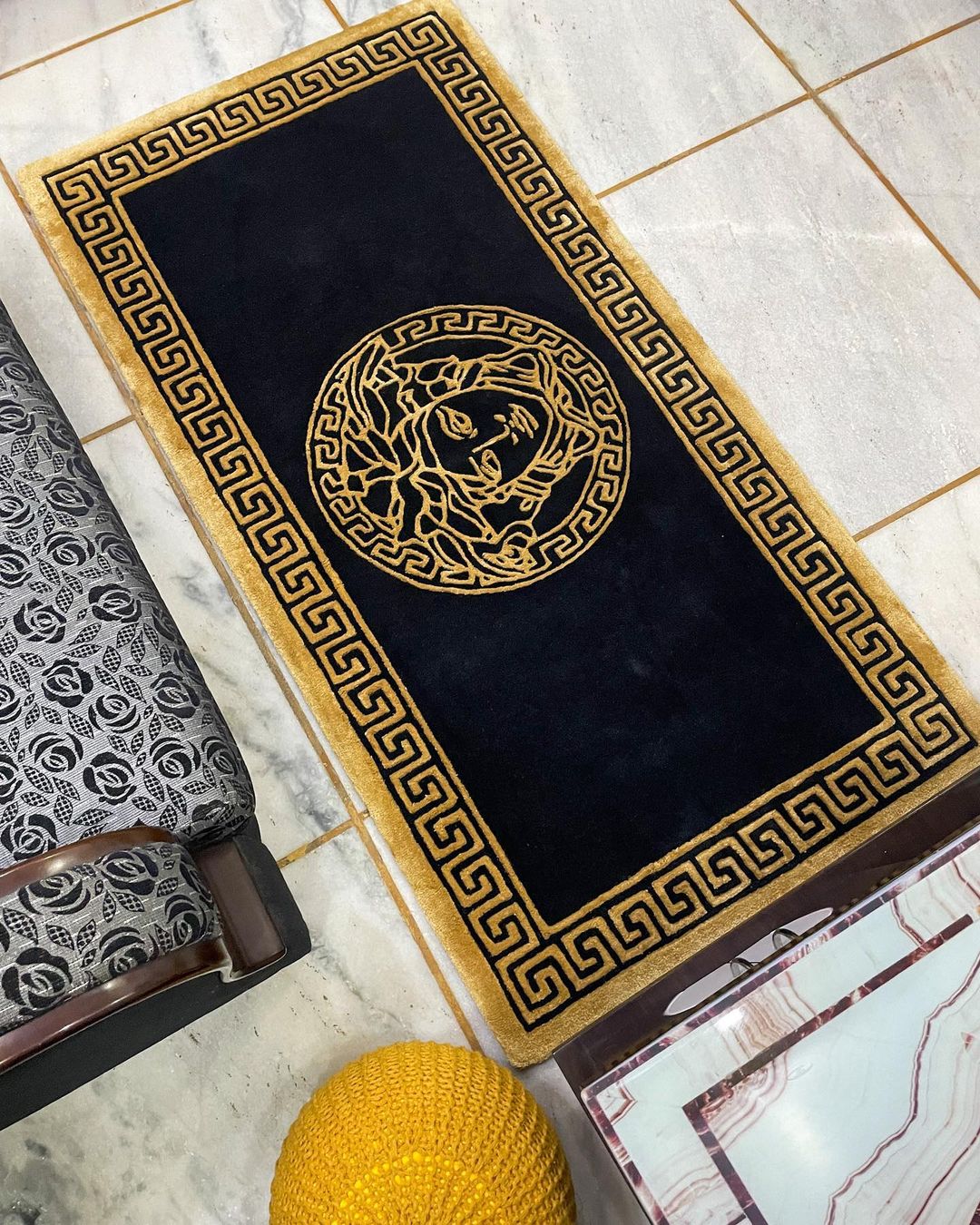 Versace Hand Tufted New Zealand Wool Rug