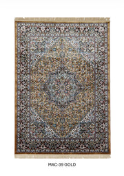 Gold Persian Silk Carpet