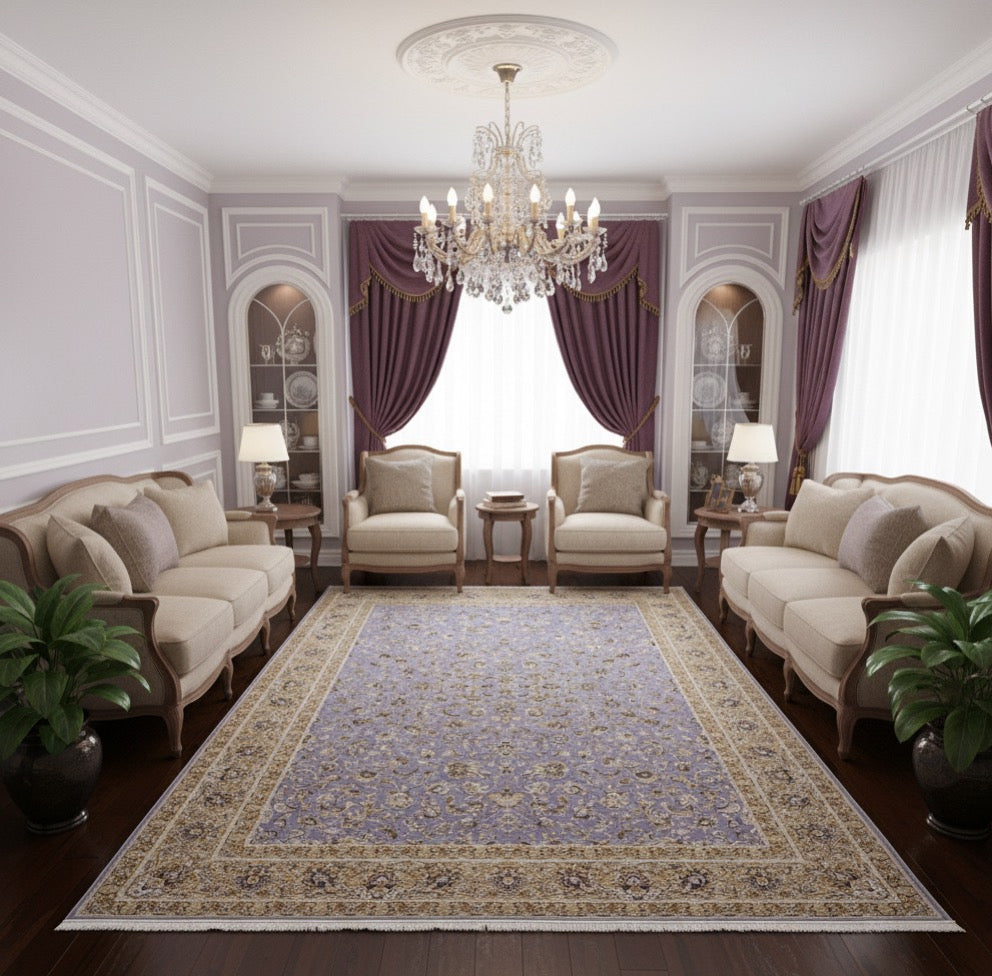 Tahira Iranian Imported Lavender Rug