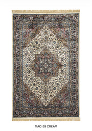 Rich Cream Persian Silk Carpet