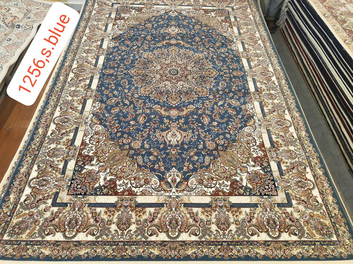 Farah Iranian Imported Blue Rug