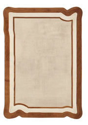 Woolen Hand Tufted Élan Beige Rug