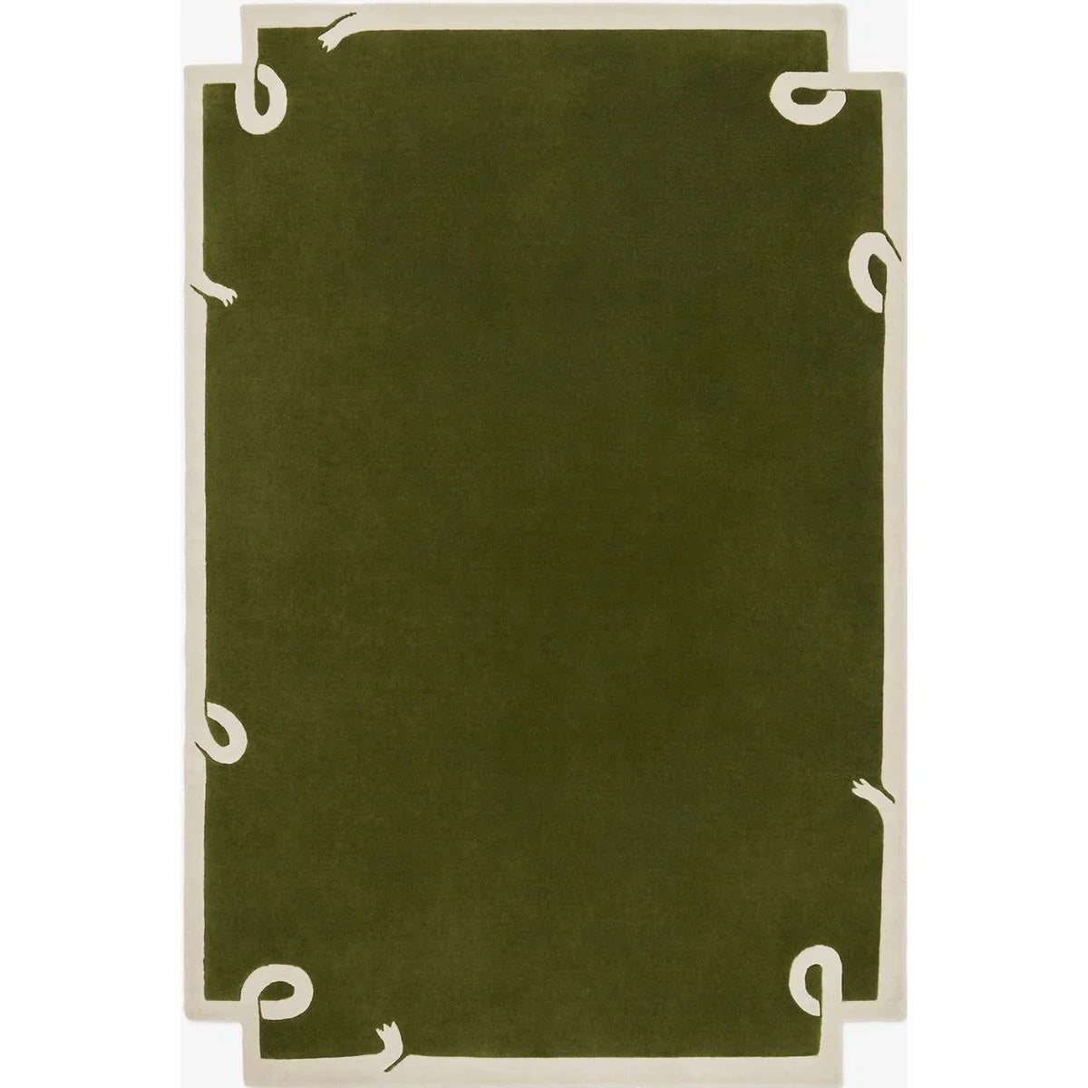 Teak New Zealand Wool Hand Tufted Rug