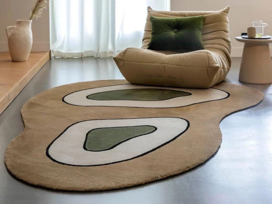 Splash Irregular Hand Tufted Carpet