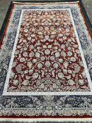 Delaram Iranian Imported Rust Rug