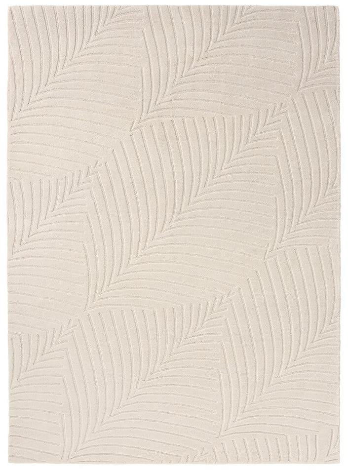 Beige Hand Tufted Woolen Rug