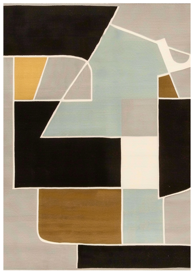 Cubist Dream Hand Tufted New Zealand Wool Rug
