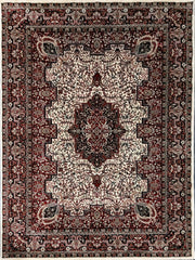 Off White Persian Wool Soft & Plush Traditional Anti Skid Backing Heavy Carpet