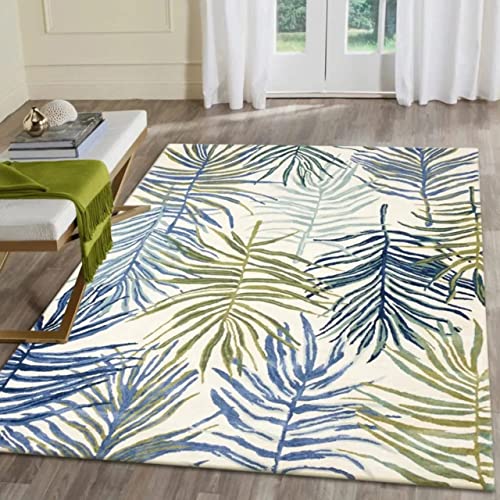 Floral Hand Tufted Wool Carpet