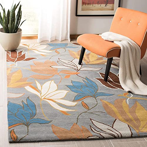 Floral Hand Tufted Wool Carpet