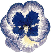 Irregular Floral Multicolor Super Soft New Zealand Rug
