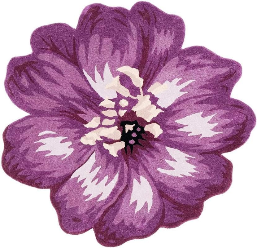 Irregular Floral Super Soft New Zealand Rug