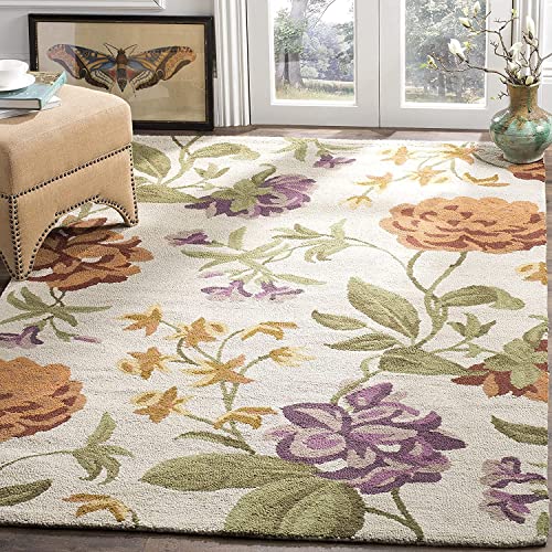 Floral Hand Tufted Wool Carpet
