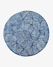 Allure Floral Hand Tufted Round Plush New Zealand Wool Rug