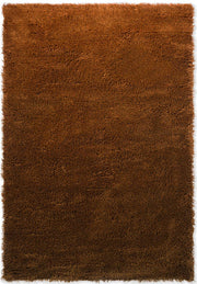 Handcrafted Rust Shaggy Carpet