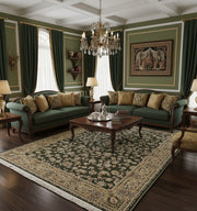 Imtiaza Iranian Imported Green Rug