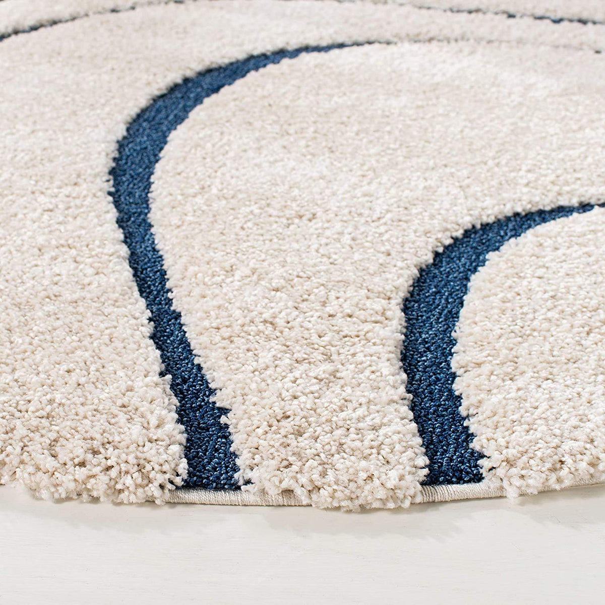 Luxe Round Shaggy Carpet & Rug