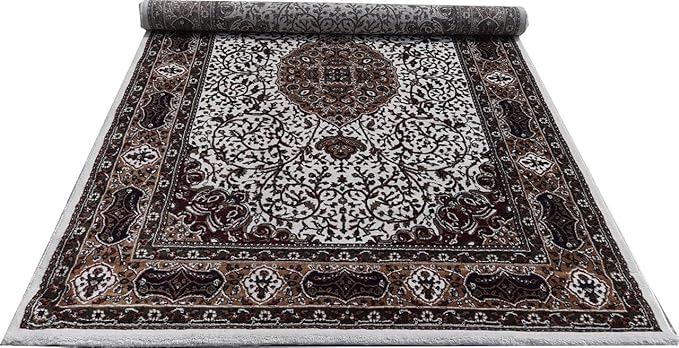 Cream Persian Wool Traditional Carpet