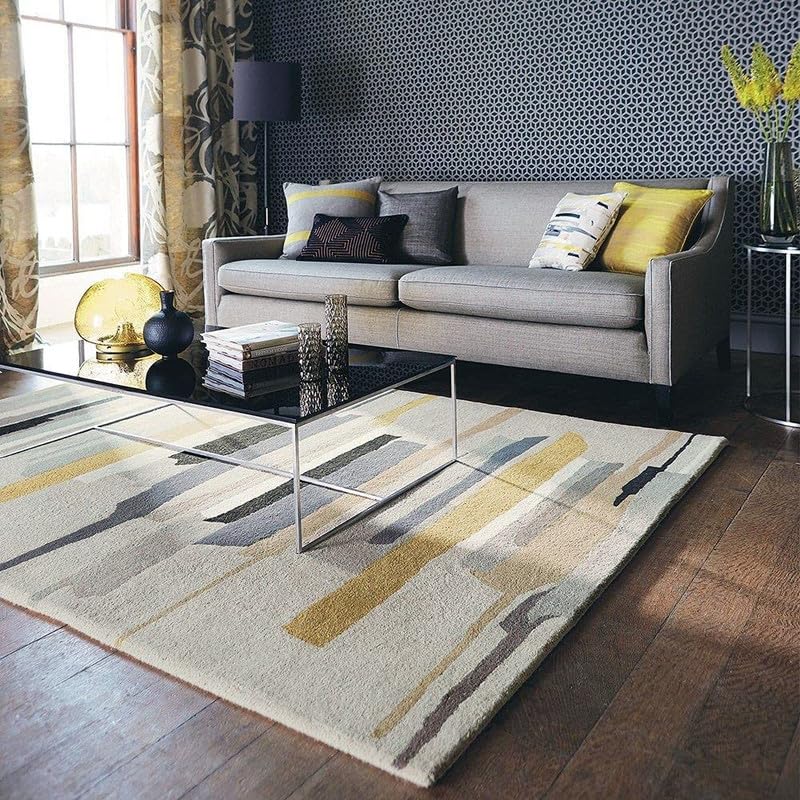 Yegre Geometrical Hand Tufted Carpet & Rug