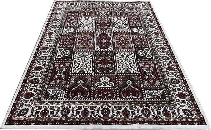 Cream Persian Wool Traditional Carpet