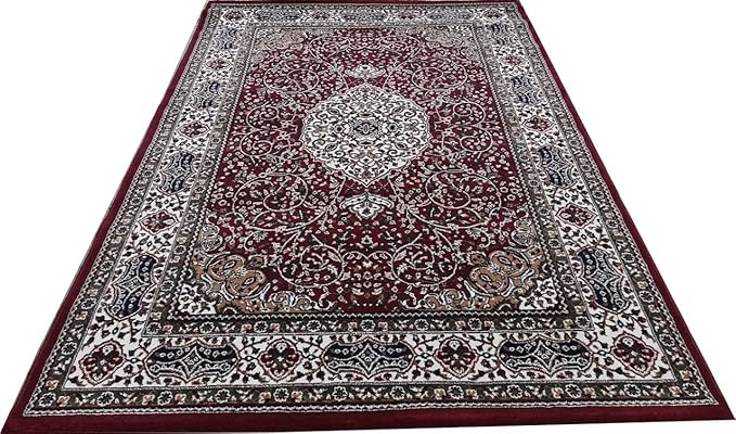Maroon Traditional Persian  Carpet