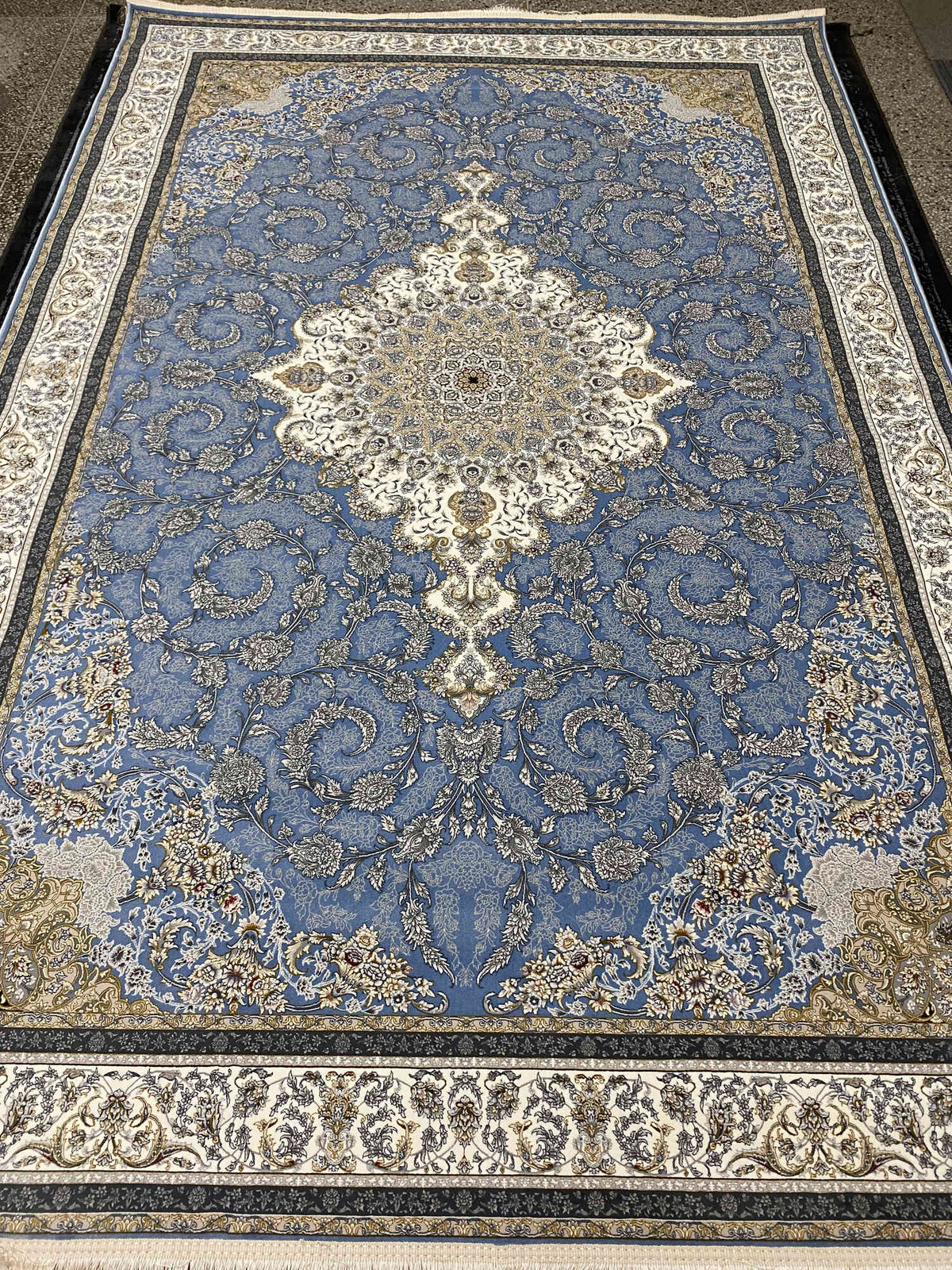 Anisa Iranian Imported Blue Rug
