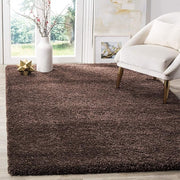 Handcrafted Brown Shaggy Carpet