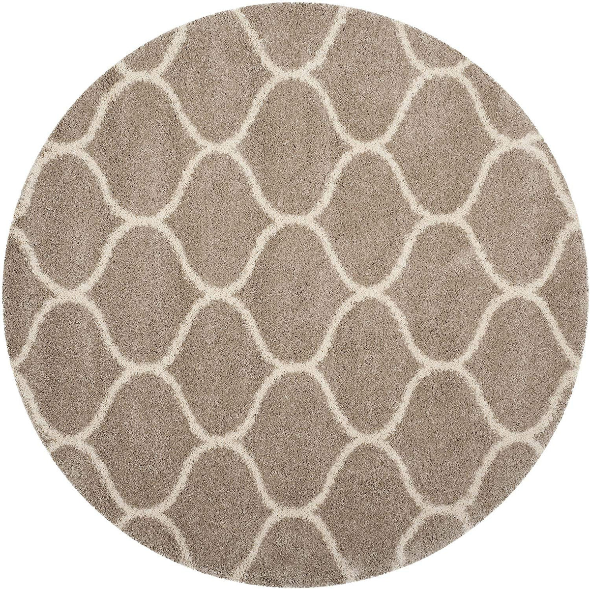 Shrit Round Shaggy Carpet & Rug