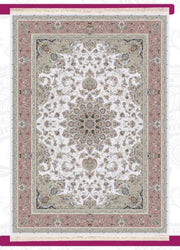 Shehnaz Iranian Imported White Rug