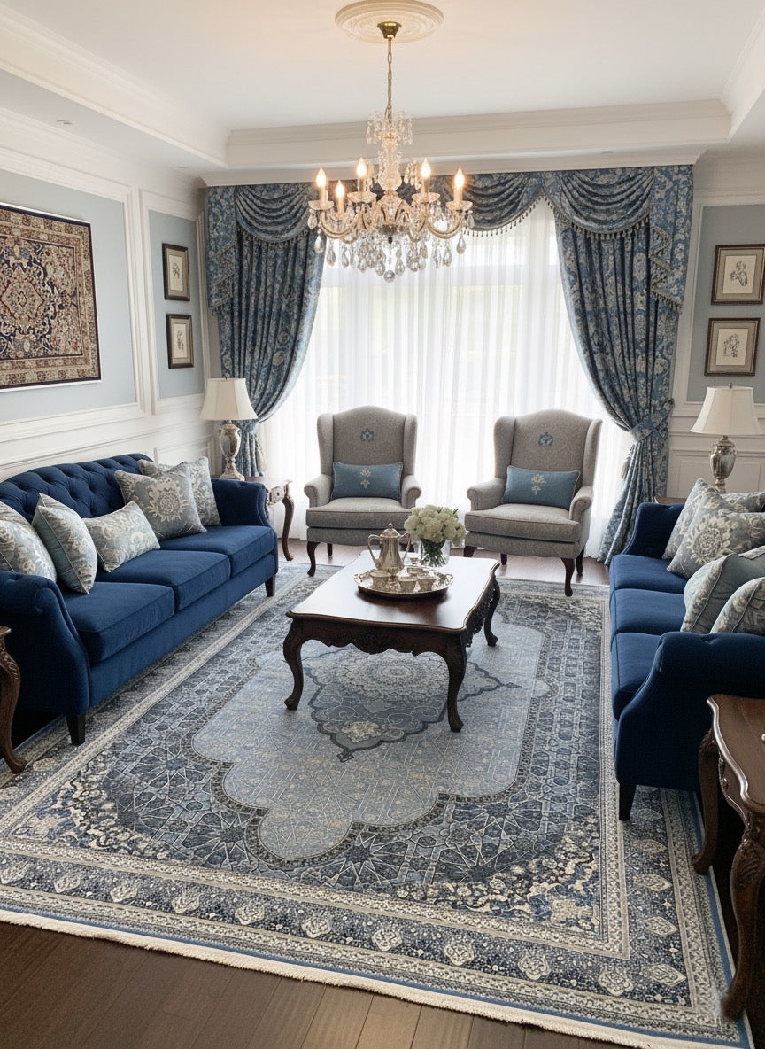 Hayat Iranian Imported Gray Rug