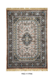 Pink Persian Silk Carpet