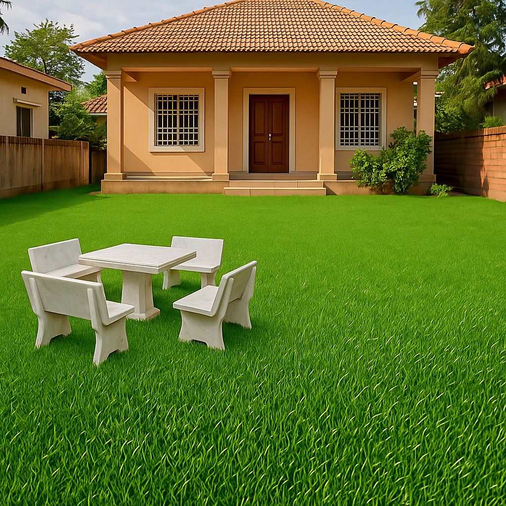 Artificial Grass - High Density Realistic Grass Carpet 50 mm Thick ( 4 ft Width)