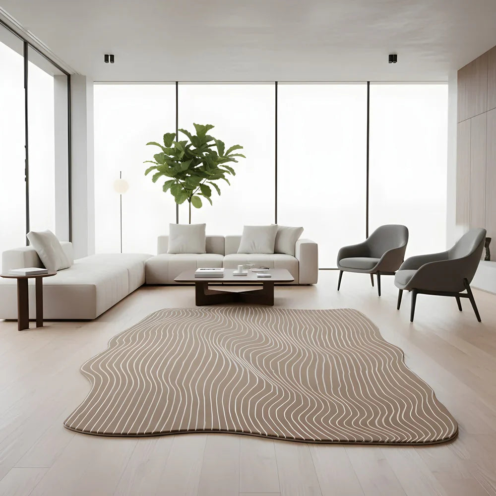 Velvet Irregular Hand Tufted New Zealand Rug