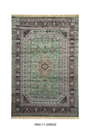 Green Persian Silk Carpet