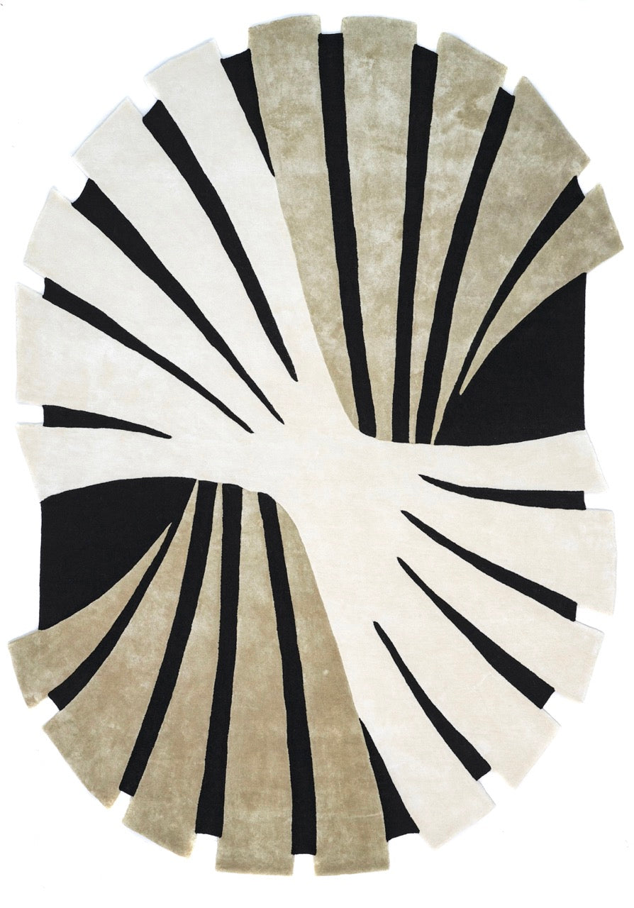 Lyra Hand Tufted Area Rug Irregular Shape Carpet