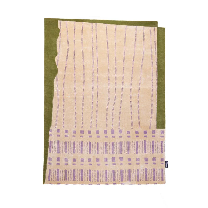 Layered New Zealand Wool Rug