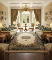 Katayoun Iranian Imported Cream Rug