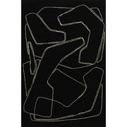 Ebony Hand Tufted Wool Designer Carpet