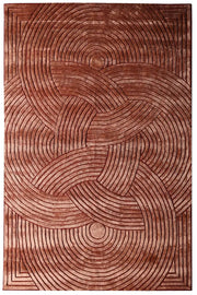 Hexi Hand Tufted Silk New Zealand Wool Rug