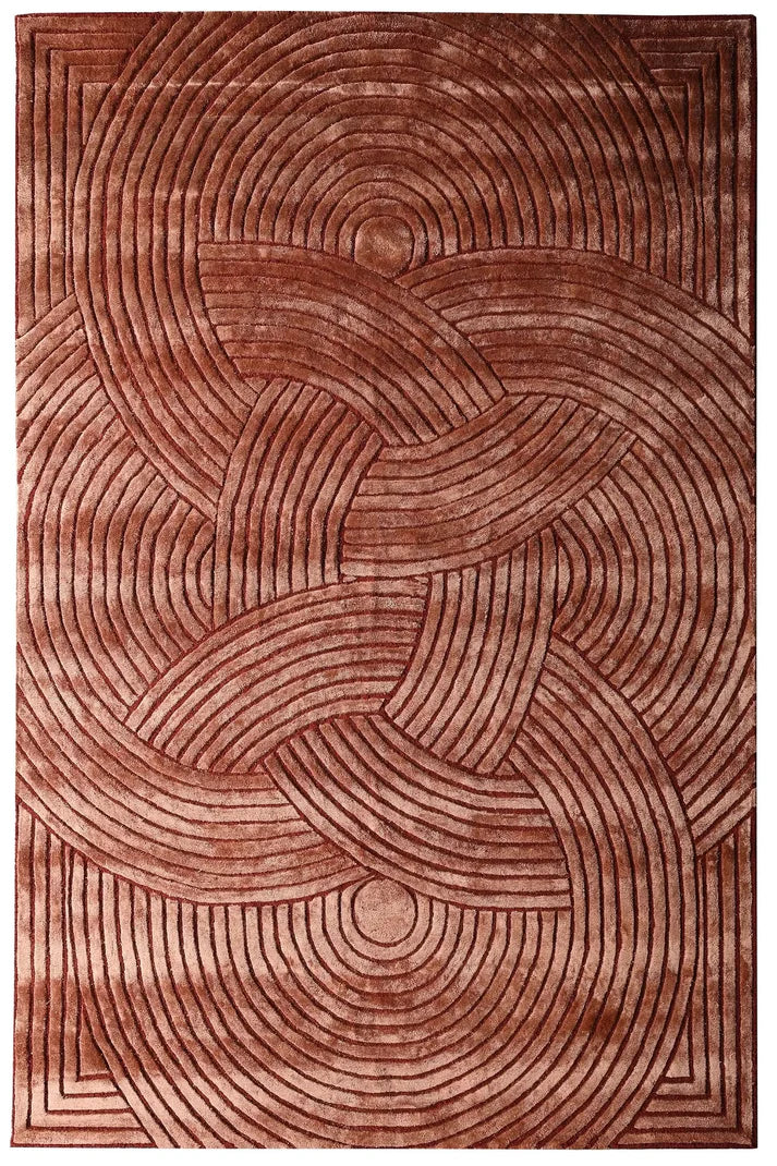 Hexi Hand Tufted Silk New Zealand Wool Rug