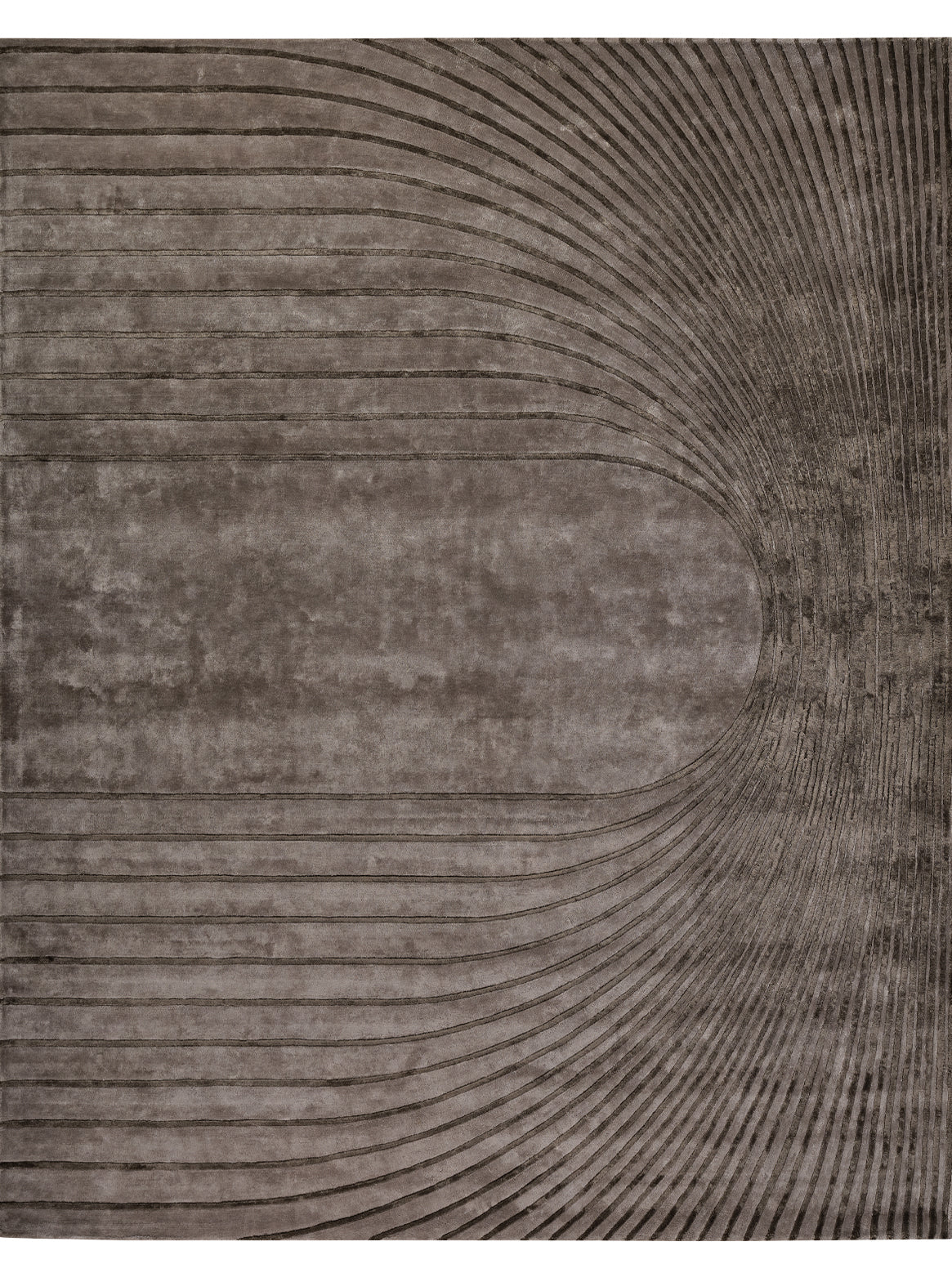 SPUR Beige Taupe Hand Tufted New Zealand Wool & Viscose Rug