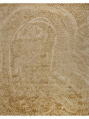 KNELL Ivory Gold Hand Tufted New Zealand Wool & Viscose Rug